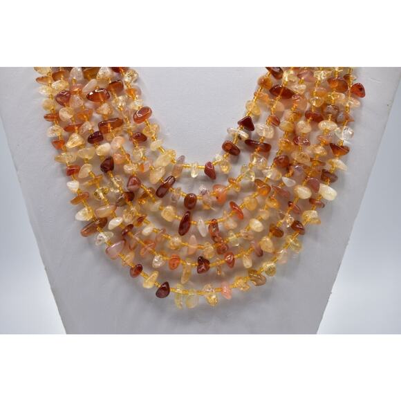 Alexander Kalifano Necklace NWT Natural Gemstone Statement Heavy Layered Bin3 - Picture 11 of 12